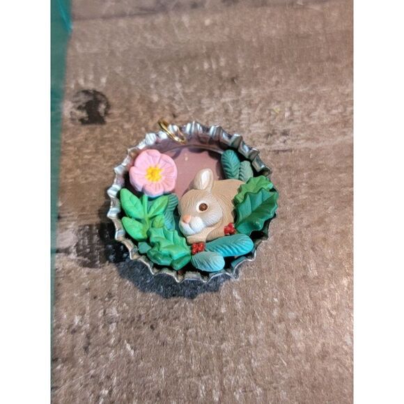 Hallmark holiday bunny 1994 ornament Xmas decor - Picture 2 of 5